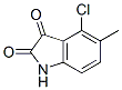 4-Chloro-5-methylisatin Structure,53003-18-2Structure