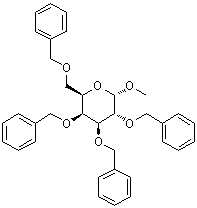 Methly-2,3,4,6-tetra-o-benzyl-α-d-galactopyranoside Structure,53008-63-2Structure