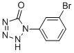 1-(3-Bromophenyl)-1,2-dihydro-5h-tetrazol-5-one Structure,530080-48-9Structure