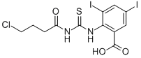 2-[[[(4-Chloro-1-oxobutyl)amino]thioxomethyl ]amino]-3,5-diiodo-benzoic acid Structure,530131-57-8Structure