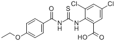 3,5-Dichloro-2-[[[(4-ethoxybenzoyl)amino]thioxomethyl ]amino]-benzoic acid Structure,530139-37-8Structure