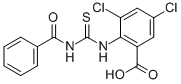 2-[[(Benzoylamino)thioxomethyl ]amino]-3,5-dichloro-benzoic acid Structure,530139-68-5Structure