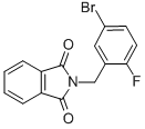 N-(5-bromo-2-fluorobenzyl)phthalimide Structure,530141-44-7Structure