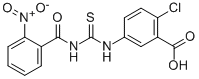 2-Chloro-5-[[[(2-nitrobenzoyl)amino]thioxomethyl ]amino]-benzoic acid Structure,530146-21-5Structure