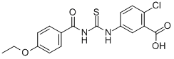 2-Chloro-5-[[[(4-ethoxybenzoyl)amino]thioxomethyl ]amino]-benzoic acid Structure,530148-14-2Structure