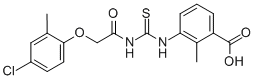 3-[[[[(4-Chloro-2-methylphenoxy)acetyl ]amino]thioxomethyl ]amino]-2-methyl-benzoic acid Structure,530150-40-4Structure