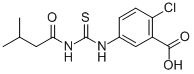 2-Chloro-5-[[[(3-methyl-1-oxobutyl)amino]thioxomethyl ]amino]-benzoic acid Structure,530154-08-6Structure