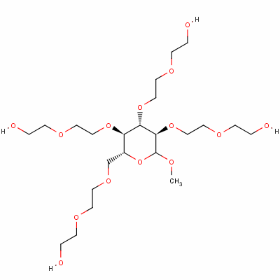 Ethoxylated methyl d-glucoside Structure,53026-67-8Structure