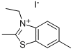 2,6-Dimethyl-3-ethylbenzothiazolium iodide Structure,5304-18-7Structure