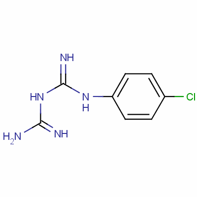 1-(4-Chlorophenyl)biguanide Structure,5304-59-6Structure