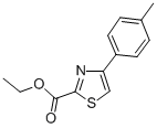 2-Thiazolecarboxylic acid,4-(4-methylphenyl)-,ethyl ester Structure,53101-01-2Structure