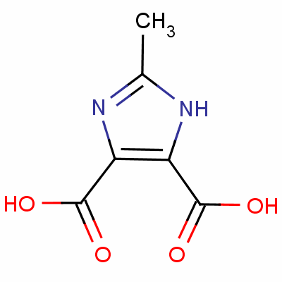 2-Methyl-1H-imidazole-4,5-dicarboxylic acid Structure,5313-35-9Structure