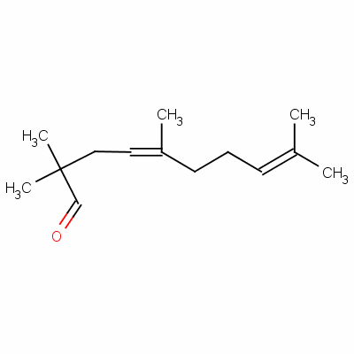 2,2,5,9-Tetramethyldeca-4,8-dienal Structure,53131-20-7Structure