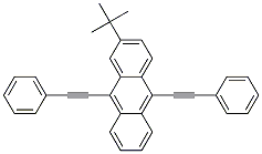 9,10-Bis(phenylethynyl)-2-tert-butylanthracene Structure,53134-87-5Structure