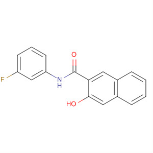 2-Hydroxy-3-(3-fluorophenylcarbamoyl)naphthalene Structure,53151-10-3Structure