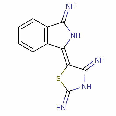 1-(2-Amino-4-imino-(4h)-thiazol-5-ylidene)-1h-isoindol-3-amine Structure,53151-84-1Structure