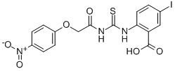 5-Iodo-2-[[[[(4-nitrophenoxy)acetyl ]amino]thioxomethyl ]amino]-benzoic acid Structure,531516-04-8Structure