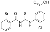 3-[[[(2-Bromobenzoyl)amino]thioxomethyl ]amino]-4-chloro-benzoic acid Structure,531534-55-1Structure