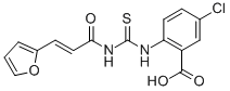 5-Chloro-2-[[[[3-(2-furanyl)-1-oxo-2-propenyl ]amino]thioxomethyl ]amino]-benzoic acid Structure,531536-98-8Structure