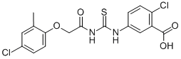 2-Chloro-5-[[[[(4-chloro-2-methylphenoxy)acetyl ]amino]thioxomethyl ]amino]-benzoic acid Structure,531543-77-8Structure