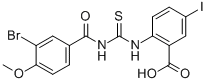 2-[[[(3-Bromo-4-methoxybenzoyl)amino]thioxomethyl ]amino]-5-iodo-benzoic acid Structure,531548-51-3Structure