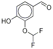 3-Difluoromethoxy-4-hydroxybenzaldehyde Structure,53173-70-9Structure