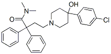 1-Piperidinebutanamide, 4-(4-chlorophenyl)-4-hydroxy-N,N-dimethyl-α,α-diphenyl- Structure,53179-11-6Structure