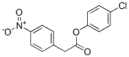 4-Nitrobenzeneacetic acid 4-chlorophenyl ester Structure,53218-11-4Structure