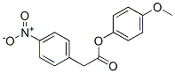 4-Nitrobenzeneacetic acid 4-methoxyphenyl ester Structure,53218-13-6Structure