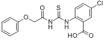 5-Chloro-2-[[[(phenoxyacetyl)amino]thioxomethyl ]amino]-benzoic acid Structure,532388-55-9Structure