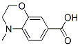 4-Methyl-3,4-dihydro-2H-1,4-benzoxazine-7-carboxylic acid Structure,532391-89-2Structure