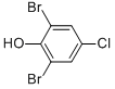 2,6-Dibromo-4-chlorophenol Structure,5324-13-0Structure