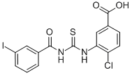 4-Chloro-3-[[[(3-iodobenzoyl)amino]thioxomethyl ]amino]-benzoic acid Structure,532405-21-3Structure