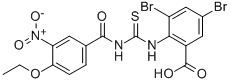 3,5-Dibromo-2-[[[(4-ethoxy-3-nitrobenzoyl)amino]thioxomethyl ]amino]-benzoic acid Structure,532419-51-5Structure