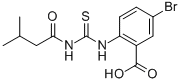 5-Bromo-2-[[[(3-methyl-1-oxobutyl)amino]thioxomethyl ]amino]-benzoic acid Structure,532423-38-4Structure