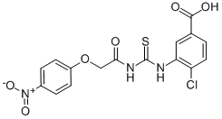 4-Chloro-3-[[[[(4-nitrophenoxy)acetyl ]amino]thioxomethyl ]amino]-benzoic acid Structure,532432-50-1Structure