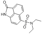 N,n-diethyl-2-oxo-1,2-dihydrobenzo[cd]indole-6-sulfonamide Structure,53257-02-6Structure