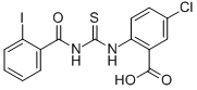 5-Chloro-2-[[[(2-iodobenzoyl)amino]thioxomethyl ]amino]-benzoic acid Structure,532942-87-3Structure