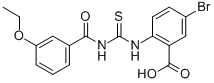 5-Bromo-2-[[[(3-ethoxybenzoyl)amino]thioxomethyl ]amino]-benzoic acid Structure,532945-14-5Structure