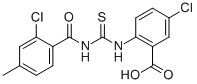 5-Chloro-2-[[[(2-chloro-4-methylbenzoyl)amino]thioxomethyl ]amino]-benzoic acid Structure,532949-52-3Structure