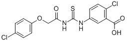 2-Chloro-5-[[[[(4-chlorophenoxy)acetyl ]amino]thioxomethyl ]amino]-benzoic acid Structure,532951-27-2Structure