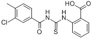 2-[[[(3-Chloro-4-methylbenzoyl)amino]thioxomethyl ]amino]-benzoic acid Structure,532962-07-5Structure