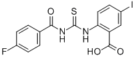 2-[[[(4-Fluorobenzoyl)amino]thioxomethyl ]amino]-5-iodo-benzoic acid Structure,532978-32-8Structure