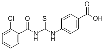 4-[[[(2-Chlorobenzoyl)amino]thioxomethyl ]amino]-benzoic acid Structure,532979-28-5Structure