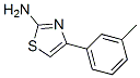 4-m-Tolyl thiazol-2-ylamine Structure,5330-67-6Structure