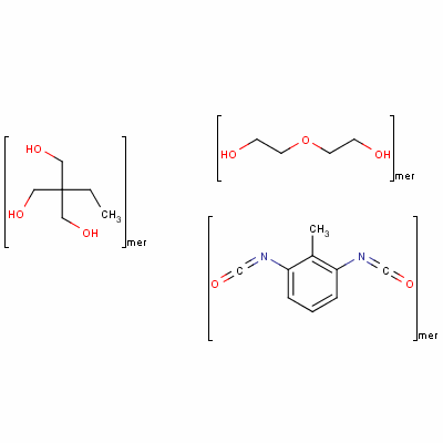 2-Ethyl-2-(hydroxymethyl)-1,3-propanediol polymer with 1,3-diisocyanatomethylbenzene and 2,2-oxybisethanol Structure,53317-61-6Structure