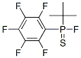 (1,1-Dimethylethyl)(pentafluorophenyl)fluorophosphine sulfide Structure,53327-25-6Structure