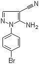 5-Amino-1-(4-bromophenyl)pyrazole-4-carbonitrile Structure,5334-28-1Structure