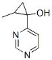 Cyclopropanol ,2-methyl-1-(4-pyrimidinyl)-(9ci) Structure,53342-31-7Structure