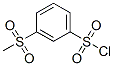 3-(Methylsulfonyl)benzene-1-sulfonyl chloride Structure,5335-40-0Structure